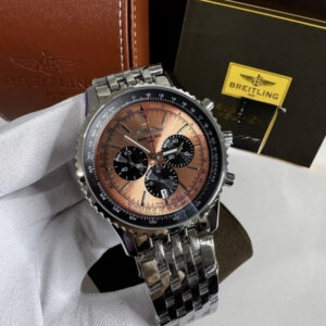 Breitling Navitimer- Prata/Cobre