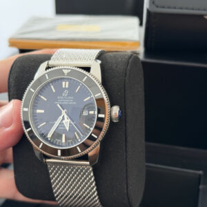 Breitling Superocean - Prata/ Azul Marinho