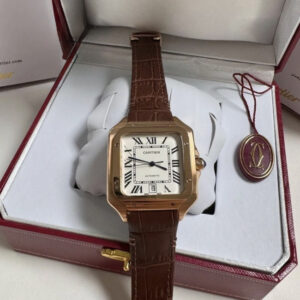 Cartier Santos - Couro Marrom