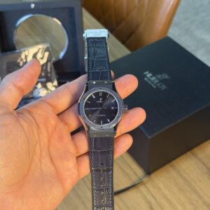 Hublot Classic- Azul/Couro