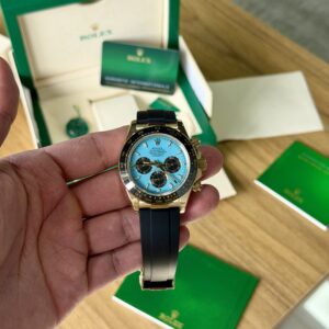Rolex Daytona -Gold /Azul Turquesa