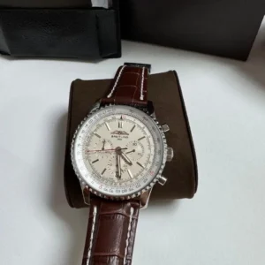 Breitling Navitimer- Couro Marrom