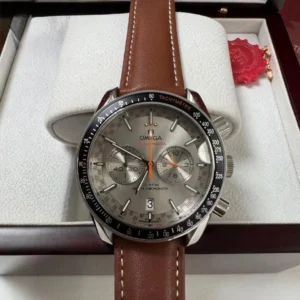 Omega Speedmaster - Couro Marrom