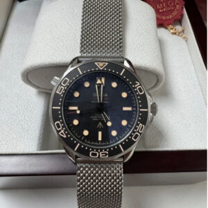 Omega Seamaster- Preto/Bege (2)