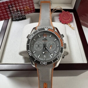 Omega Seamaster- Cinza/Laranja