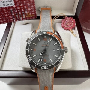 Omega Seamaster- Cinza/Laranja
