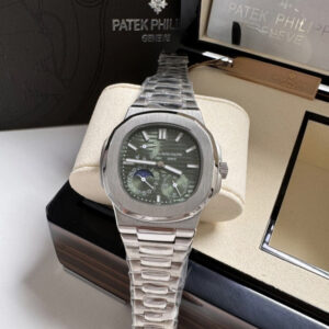 Patek Philippe Nautilus- Prata/Verde (2)
