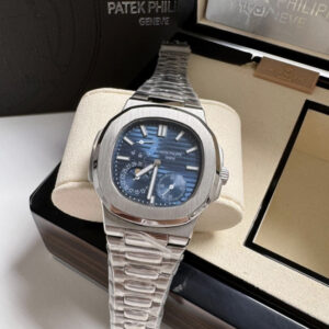 Patek Philippe Nautilus - Prata/Azul (4)