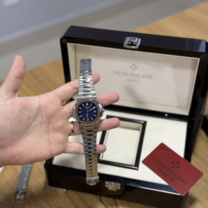 Patek Philippe Nautilus - Prata/Azul (2)