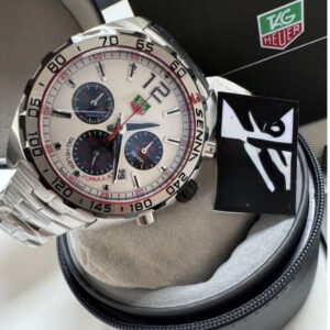 Tag Heuer F1- Branco/ Prata