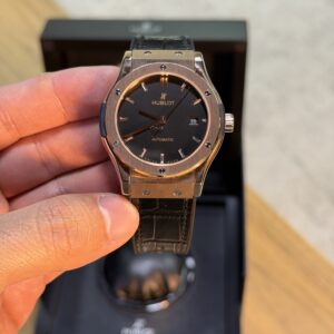 Cópia de Hublot Classic- Preto/Rose