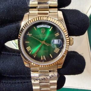 Rolex Day Date- Verde / Dourado