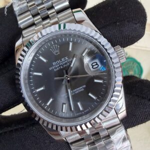 Rolex Datejust / Jubile - Cinza / Prata