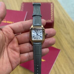 Cartier Santos-Dumont- Dourado/ Cinza