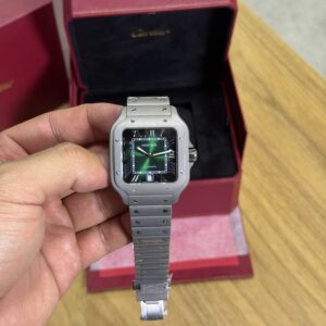 Cartier Santos - Titanium - Verde